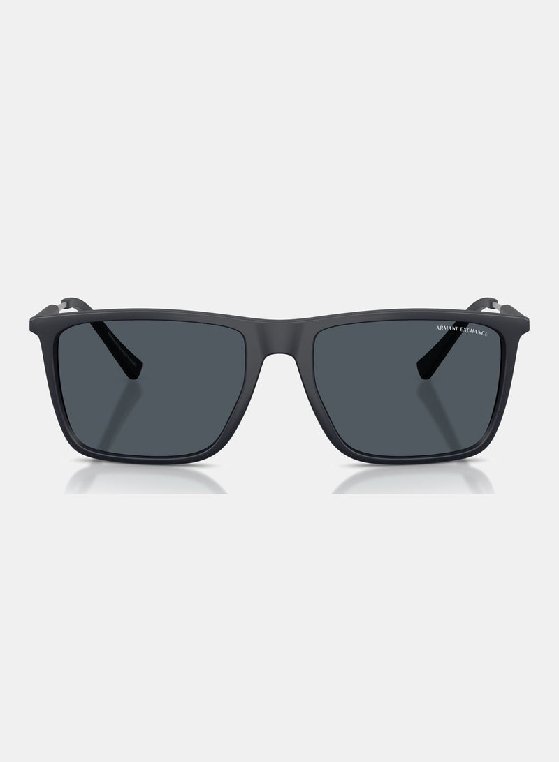 Armani Exchange Full Rimmed Square Sunglasses 0AX4160S - Image 5